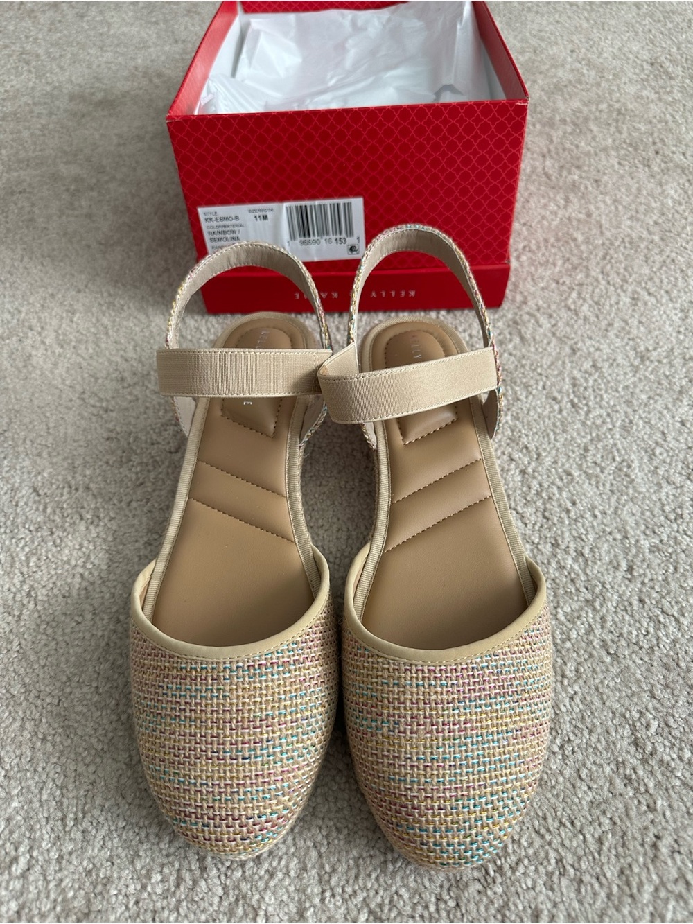 *NWT* Kelly & Kate Women’s Espadrille sandals - Size 11